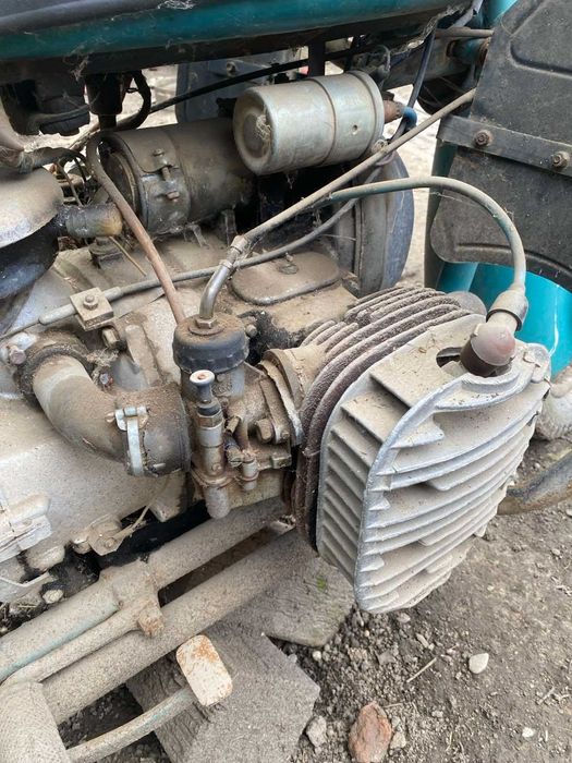 Мотоцикл Днєпр М79 з прицепом