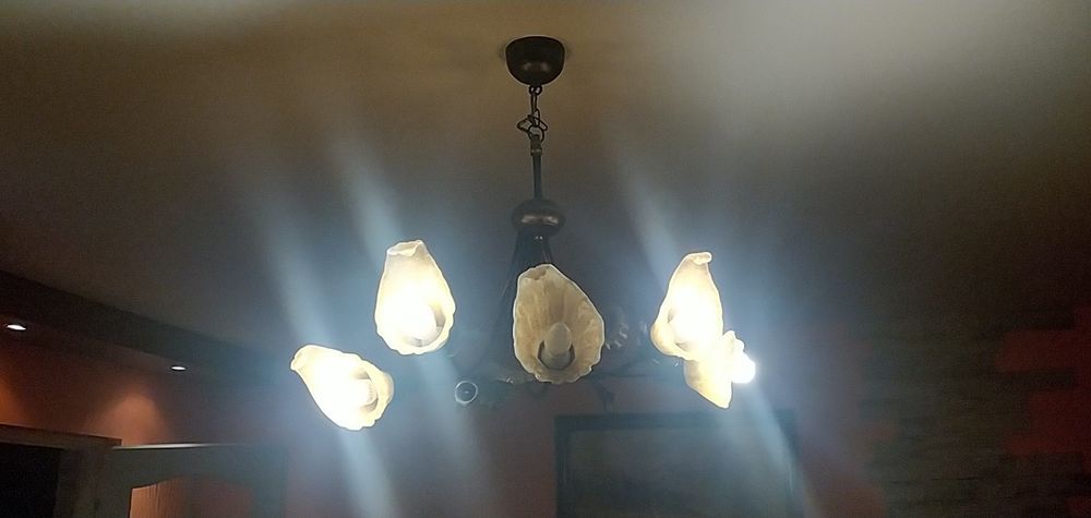 Żyrandol ELLA 5xE14 - malowany ręcznie