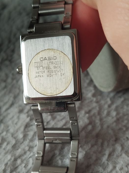 Zegarek Casio Vintage LTP-2032 Tank silver black retro old money