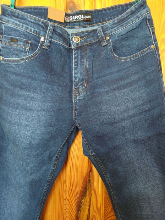 spodnie męskie jeansy XL  36/34