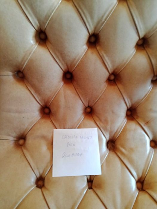 Cadeira de Baloiço em pele