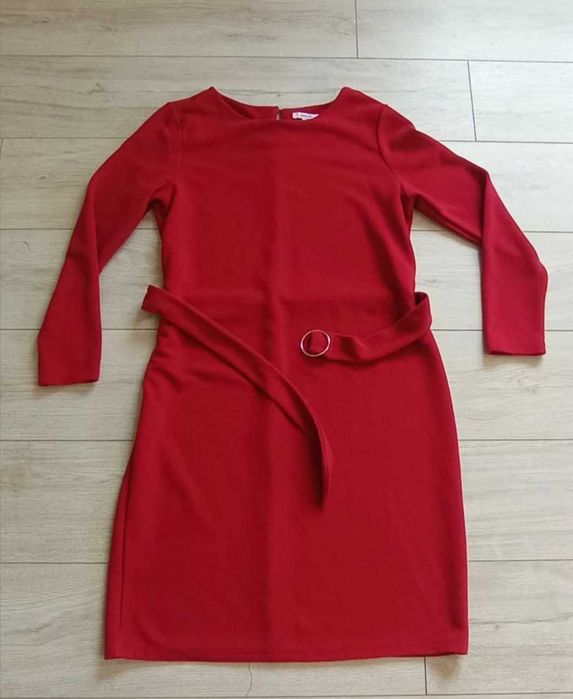 Sukienka Greenpoint 44 XXL bordowa
