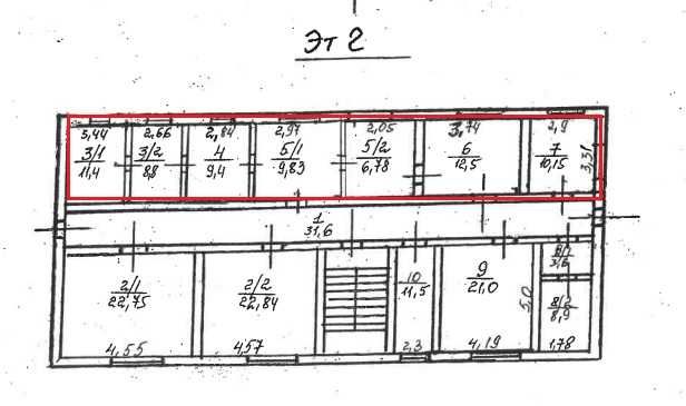 S=69 кв. вул. Г. Хоткевича 34. Приміщення складу-офісу. БЕЗ%