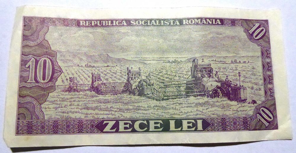 Banknot 10 LEI , 1966 Rumunia
