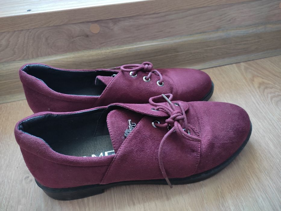 Туфлі + сумка кольору марсала