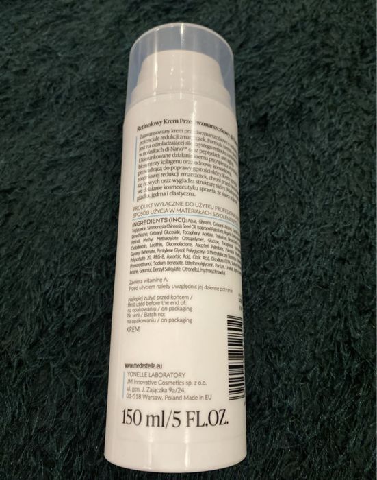 MedEstelle Retinolowy Krem Przeciwzmarszczkowy 150ml oryginalny nowy