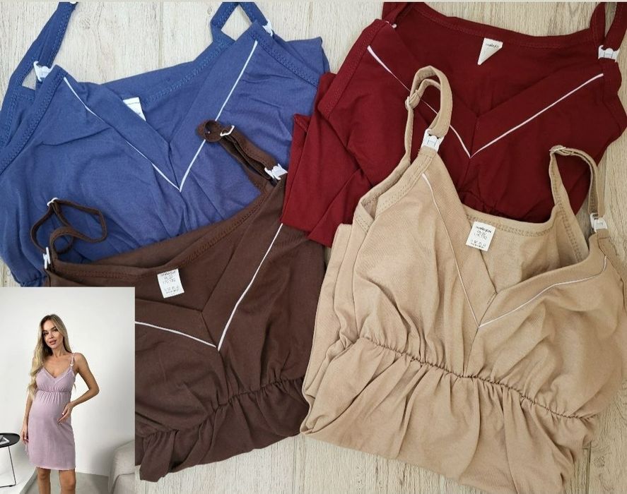 Сорочка на пологи. Сорочка для годування. Сорочка в пологовий