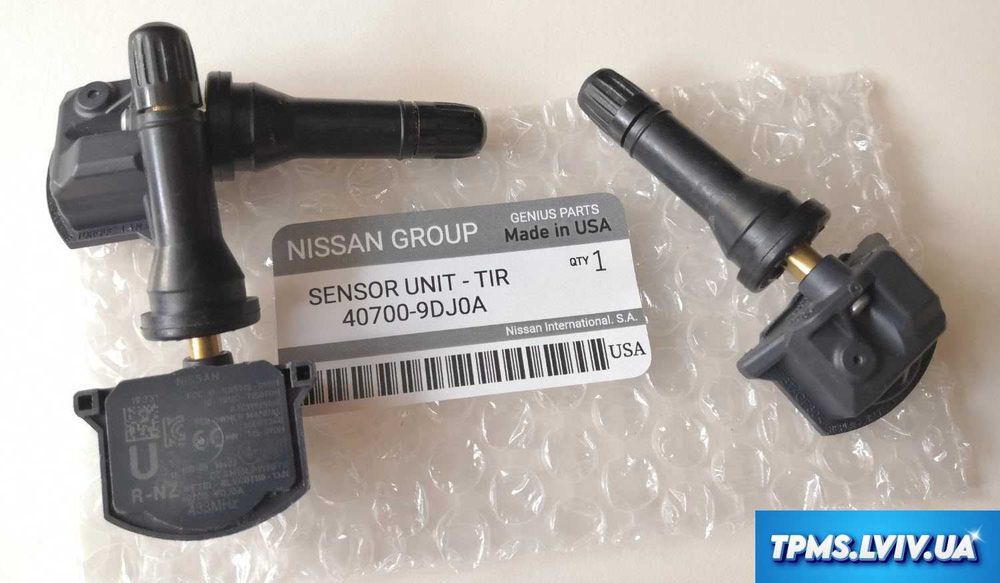 Датчики давления/тиску шин TPMS Nissan Infiniti Rogue Murano Maxima Pathfinder QX60 40700-6RA0A 40700-9DJ0A