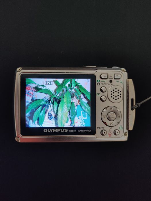Olympys M 725 SW Blue Inox Вінтажна Мильниця фотоапарат фотокамера