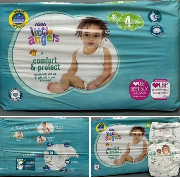 Підгузники 4 розміру (9-14кг) - 48 штук.