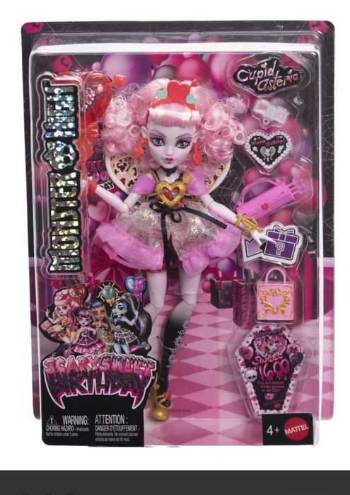 Лялька Monster High Страх який солодкий день народження Купідон (JBG77)