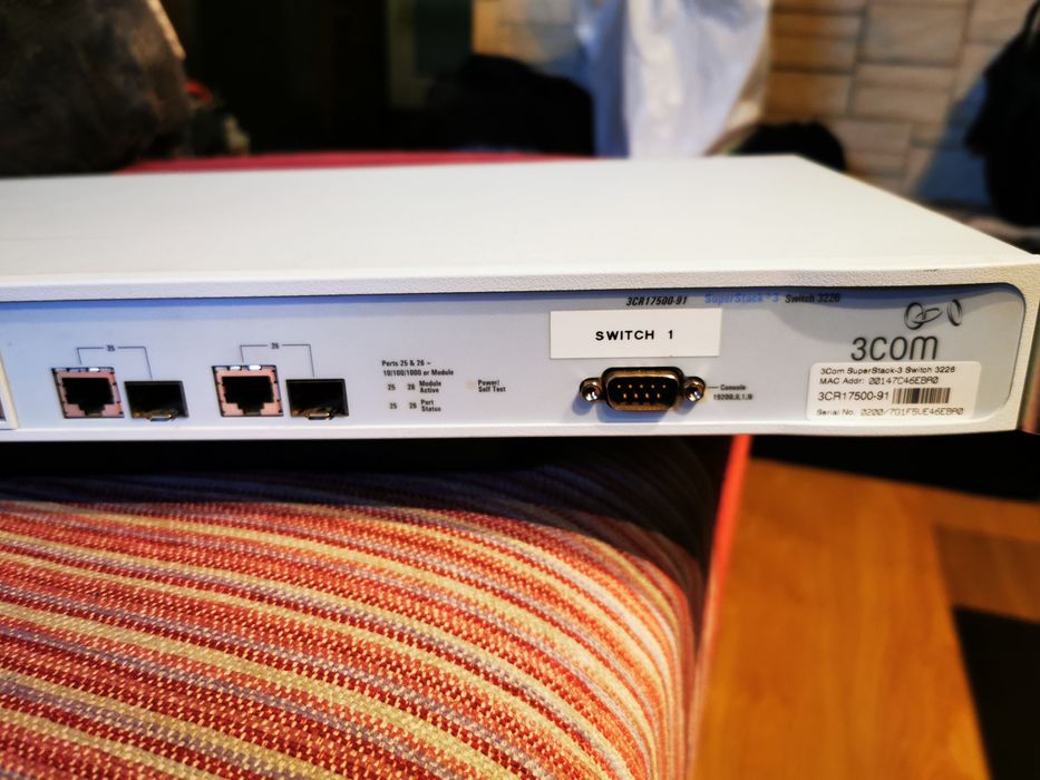 Switch 3 com 3cr17500 superstack 3