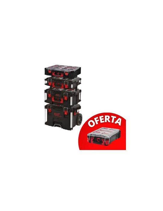 Packout conjunto completo Milwaukee + oferta organizador compacto