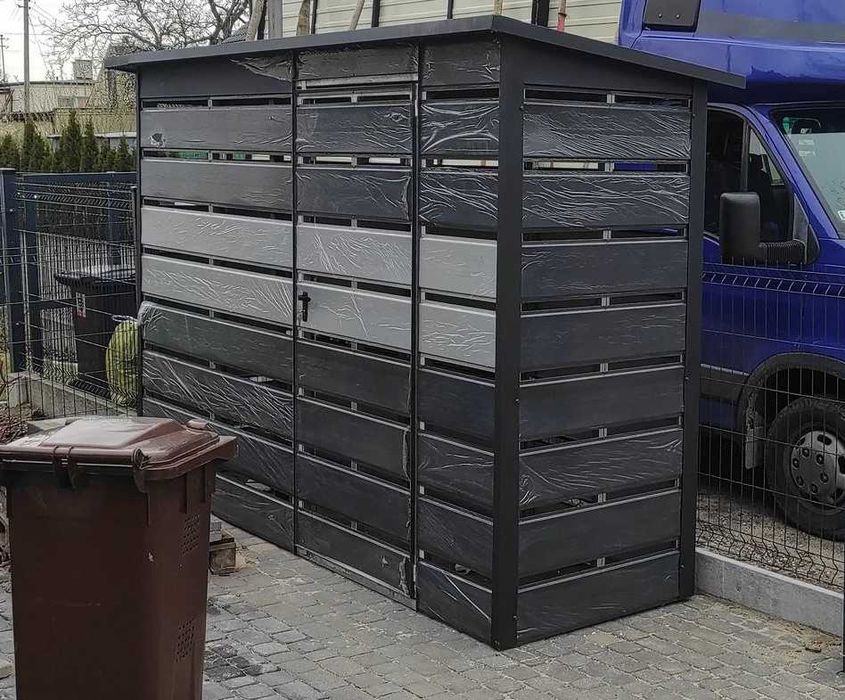 Wiata śmietnikowa z Panela