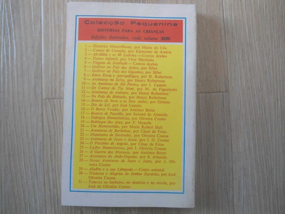 As Lições do Tonecas por José de Oliveira Cosme