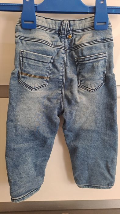 Calça de ganga + sweat 18 meses