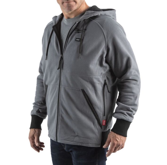 Толстовка з підігрівом MILWAUKEE, M12 HHGREY4, сіра, S, M, L, XL, XXL