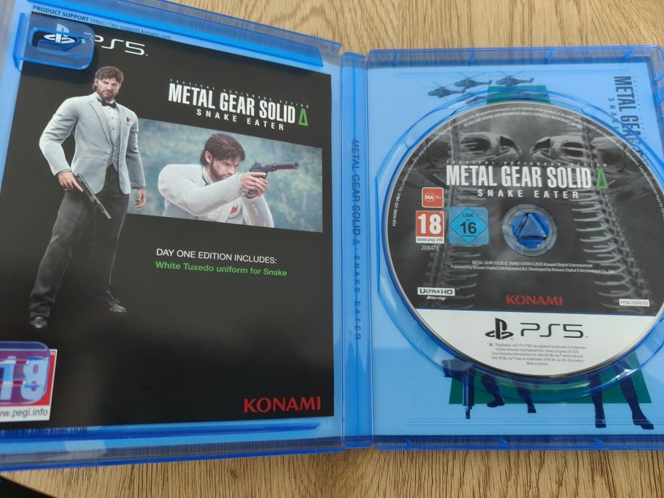 Metal Gear Solid Delta Snake Eater Ps5 Ang jak nowa + DLC