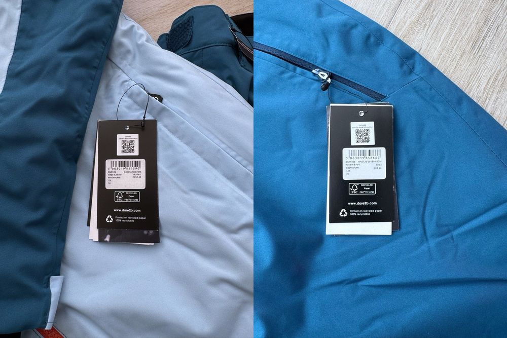 США Круті чоловічі лижні костюми Dare 2B Оригінал Мембрана 30k/30k M,L