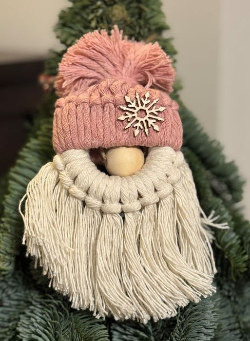 Oryginalna ozdoba na choinkę - rękodzieło