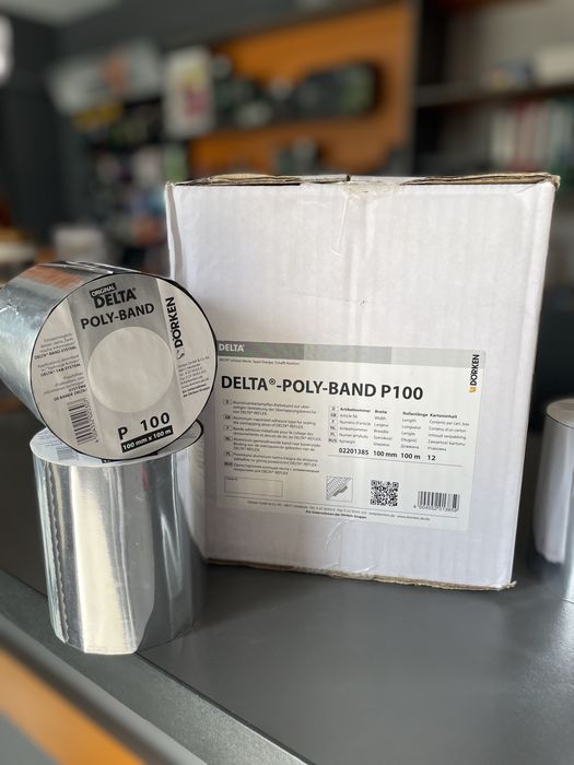 Алюмінієвий скотч DELTA-POLY-BAND P 100 (100мм × 100м)