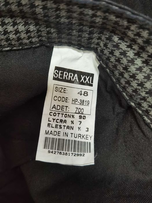 Serra Spodnie Czarne XXL