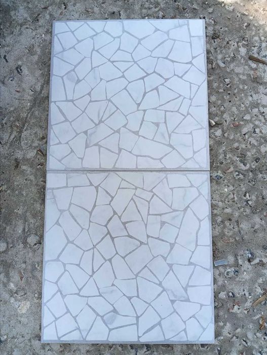 Матовая Белая плитка на Пол Mosaic 30x30 см