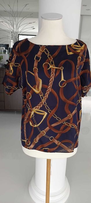 Ralph Lauren Bluzka Koszula Łańcuchy elegancka