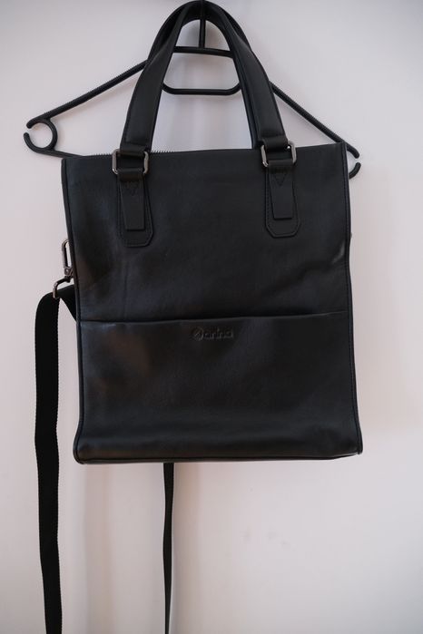 duża torba czarna 100% skóra Arina/torebka