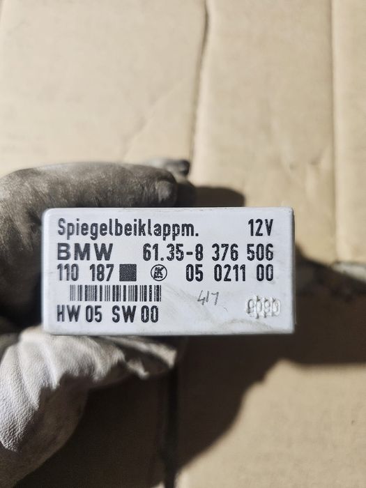 Moduł sterownik składanych lusterek BMW E46 Eu