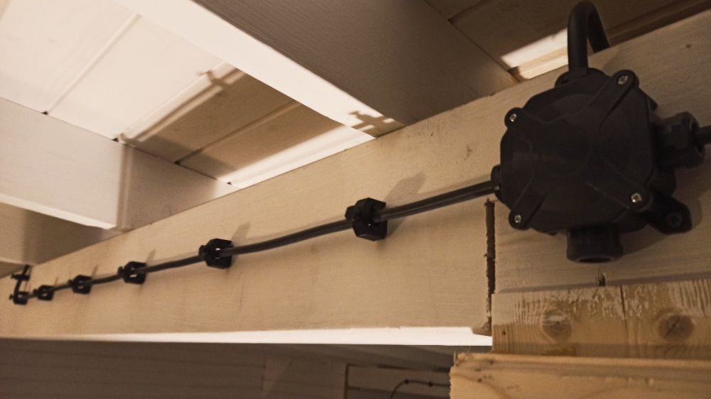 Uchwyt kablowy w stylu loft