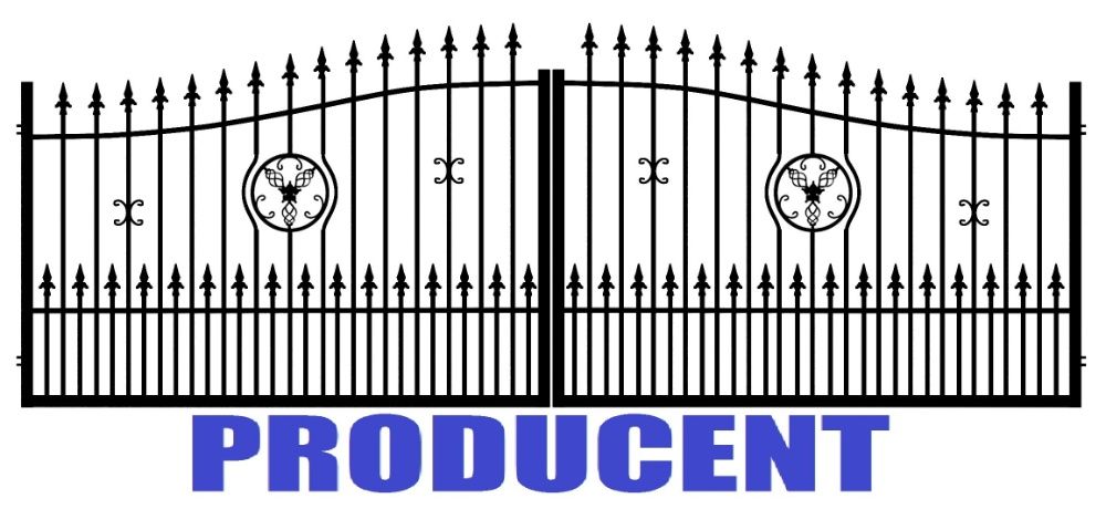 brama wjazdowa dwuskrzydłowa kuta STEFAN PLUS dostawa gratis