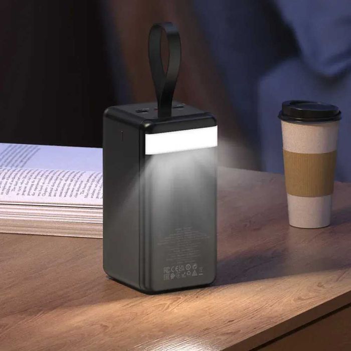Павербанк HOCO J123D90000mAh швид.зарядка  3USB/Type-C, QC22.5W+PD20W