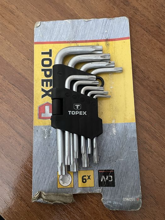 Набір ключів TORX Topex 35D950 — 9 шт