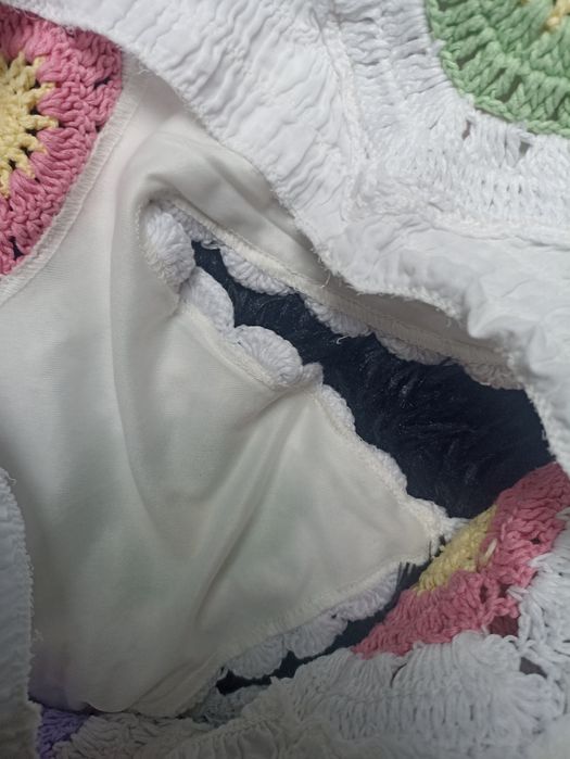 Stradivarius top ażur śliczny