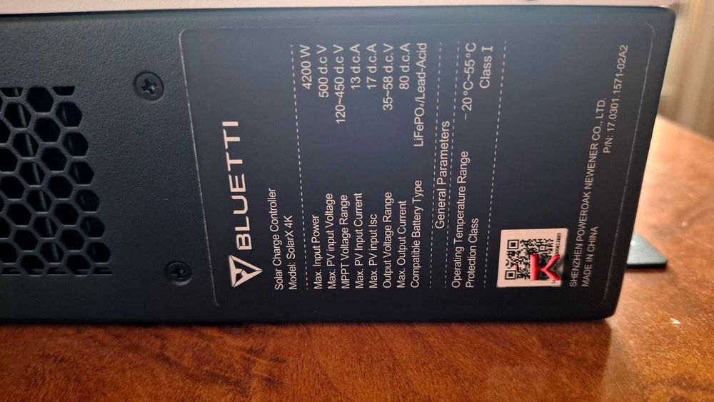 BLUETTI SolarX 4K MPPT контролер сонячного заряду + кабель P090D