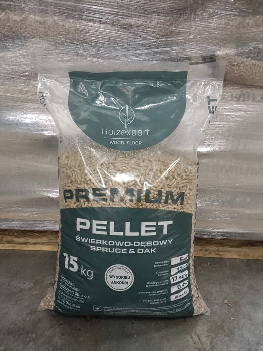 Promocja. Pellet dębowy premium holzexport