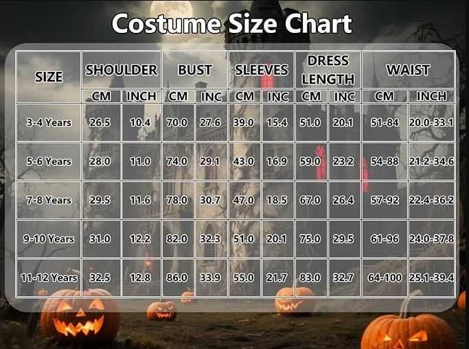 Strój Kostium Przebranie Halloween Czarownica 92-104