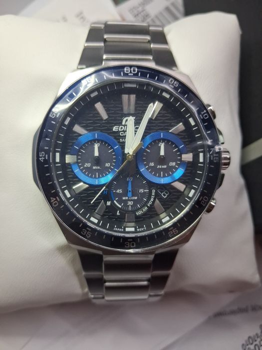 Nowy Casio Edifice EFS-S600D-1A2VUEF solar szafir