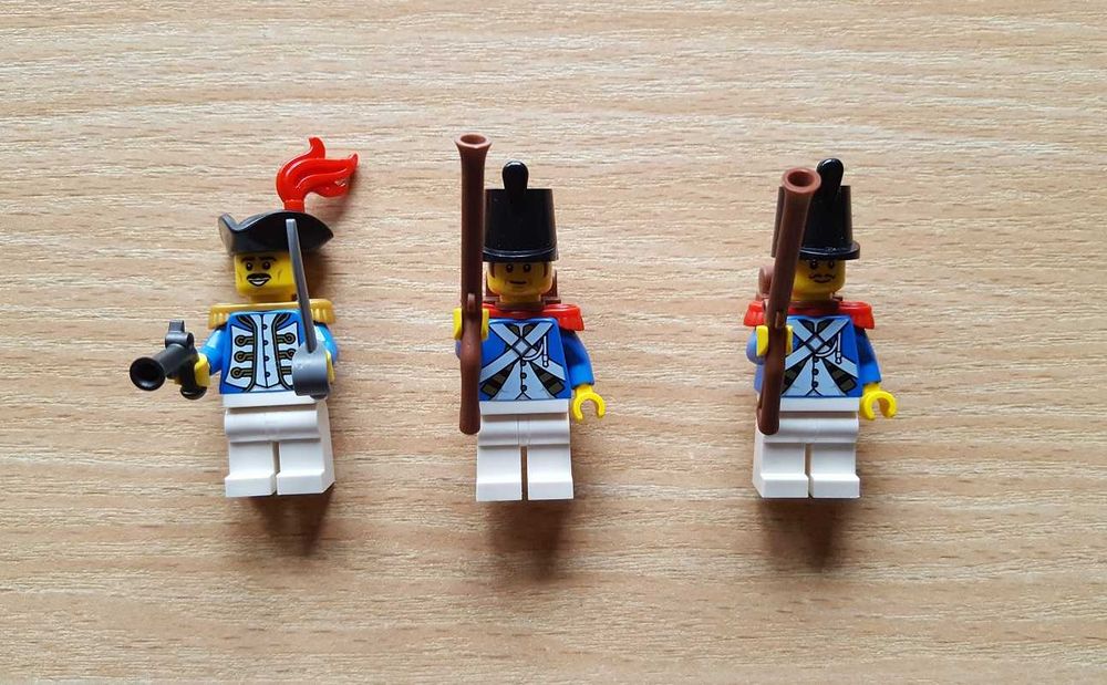 LEGO żołnierze 3x minifigurki piraci, 10320, 21322, 31109, NOWE