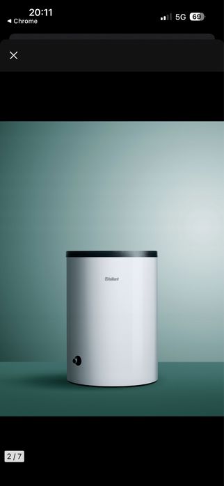 Vaillant Zasobnik VIH R 120/6B zasobnik stojący okrągły 120l
