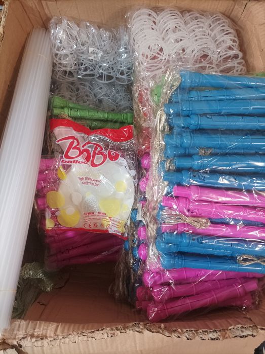 200 x balon LED świecący cały zestaw komplet