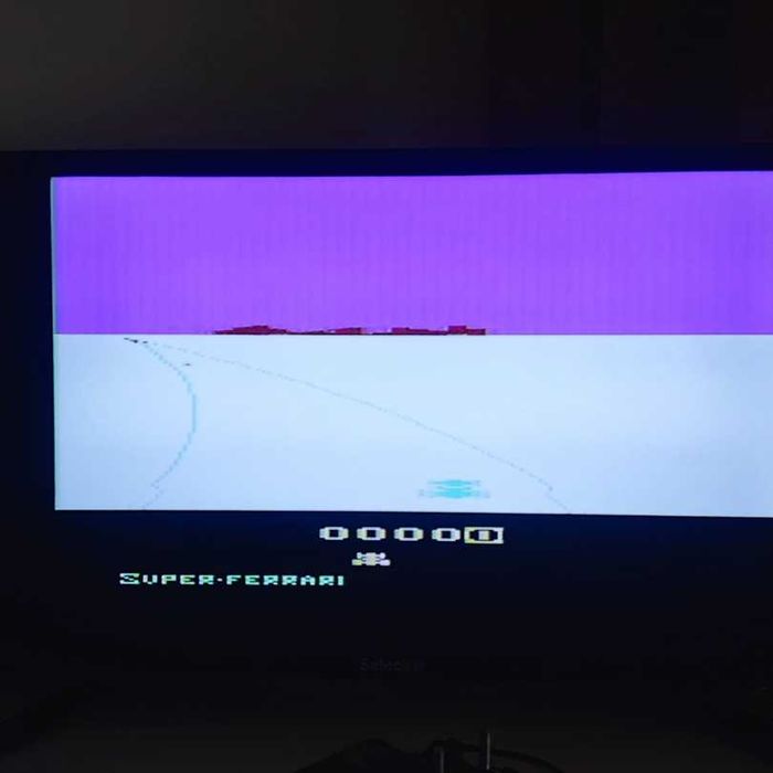 Atari 2600 clone com transformador e cabo RF