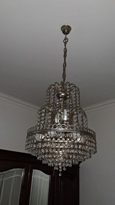 Lustre antigo em cristal