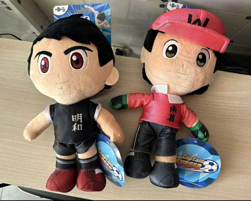 Peluches oliver benji oliver tsubasa futebol bonecos coleçao figuras altaya
