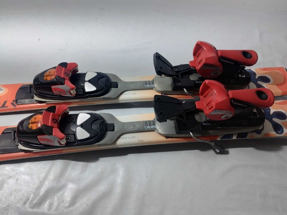 narty tecno pro 90 cm przygotowane do sezonu