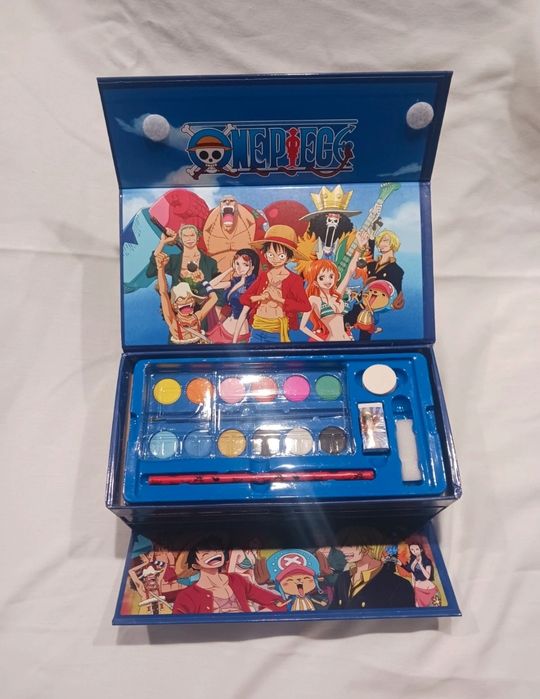 Caixa de Pintura One Piece Oficial - 52 Peças (Novo)