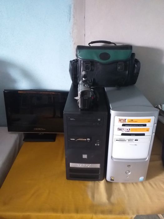 Computadores+Câmara de filmar