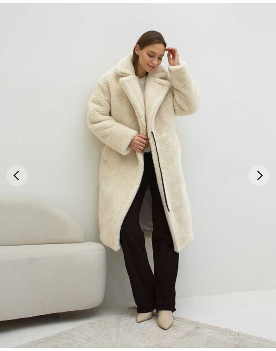 Шуба из эко-меха.