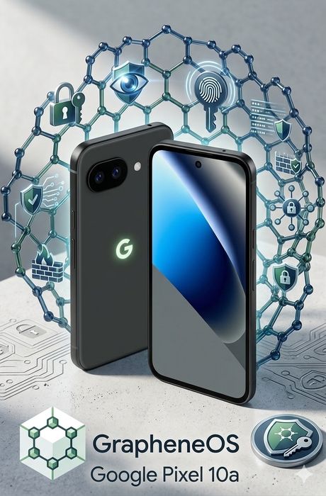 Смартфон Grapheneos Google Pixel 10a  8Гб/128Гб Obsidian